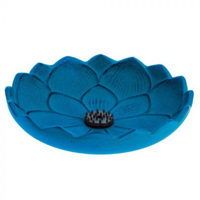 inciensario iwachu flor loto azul