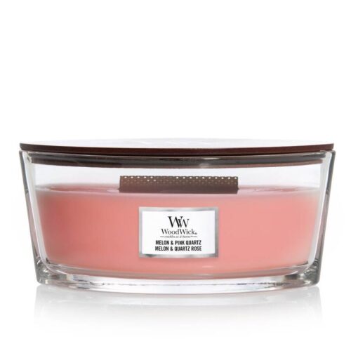 Vela Melon & Pink Quartz Woodwick Ellipse