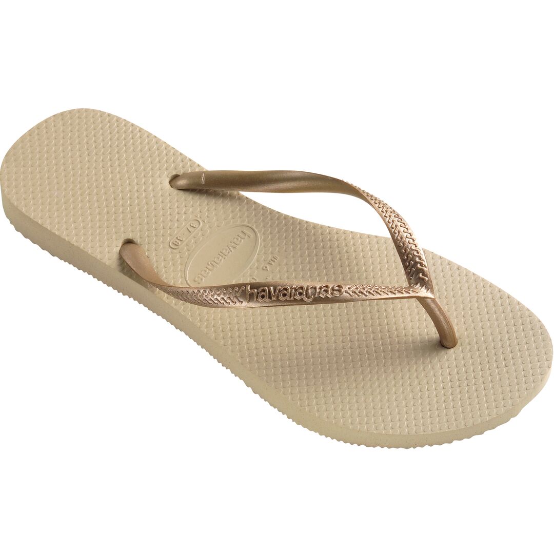 havaianas slim sand grey