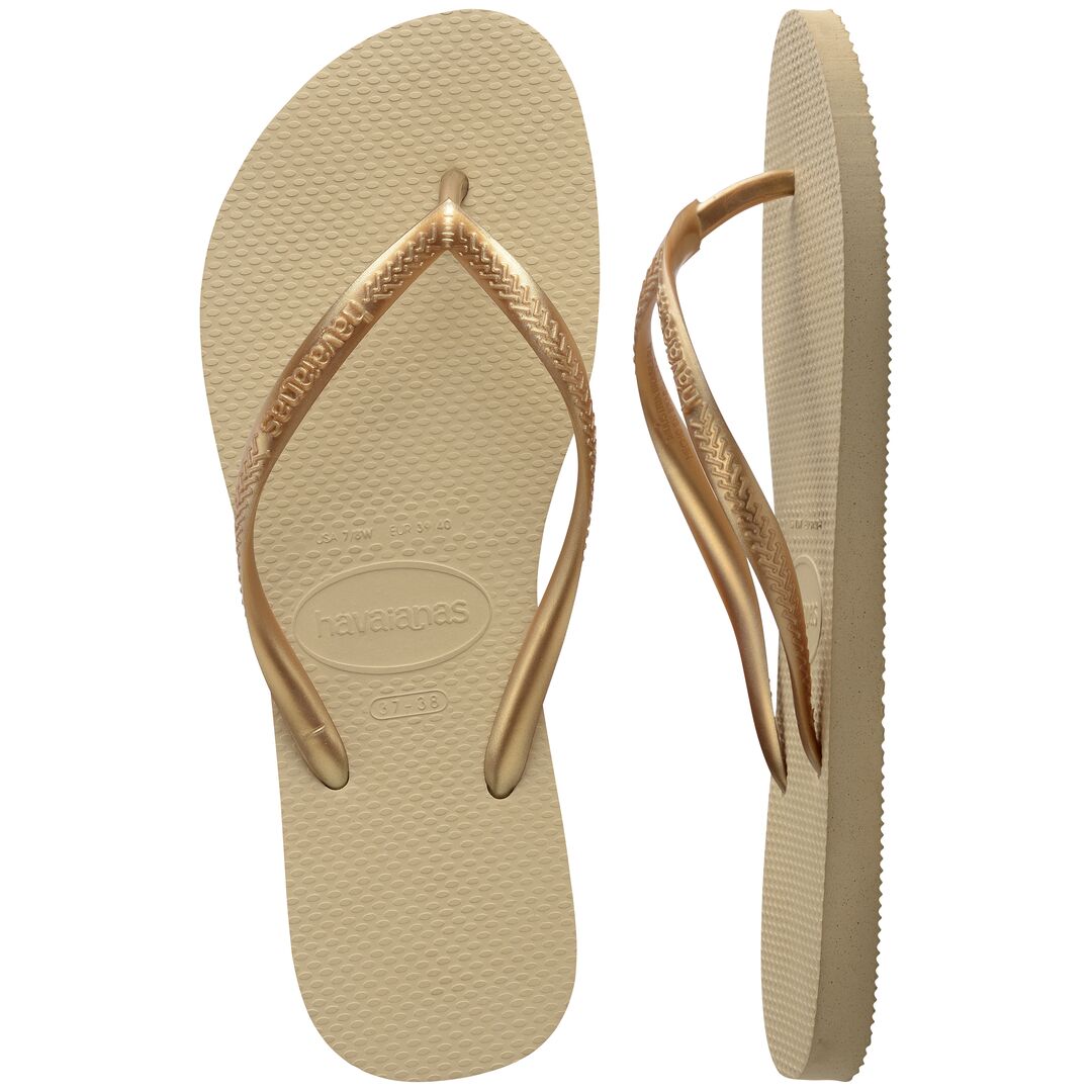 havaianas slim sand grey